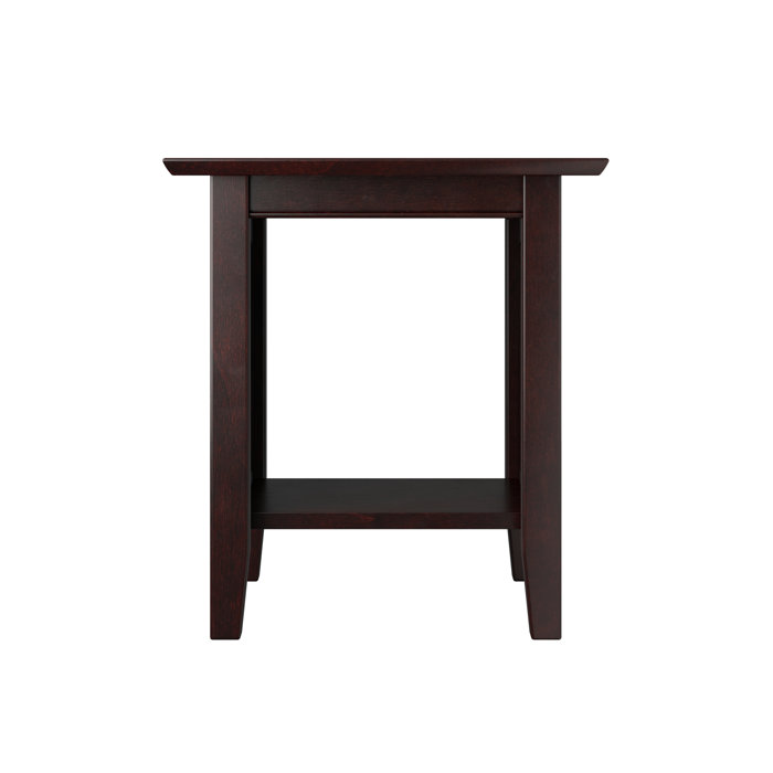 Charlton Home® Tolleson Solid Wood End Table with Storage & Reviews